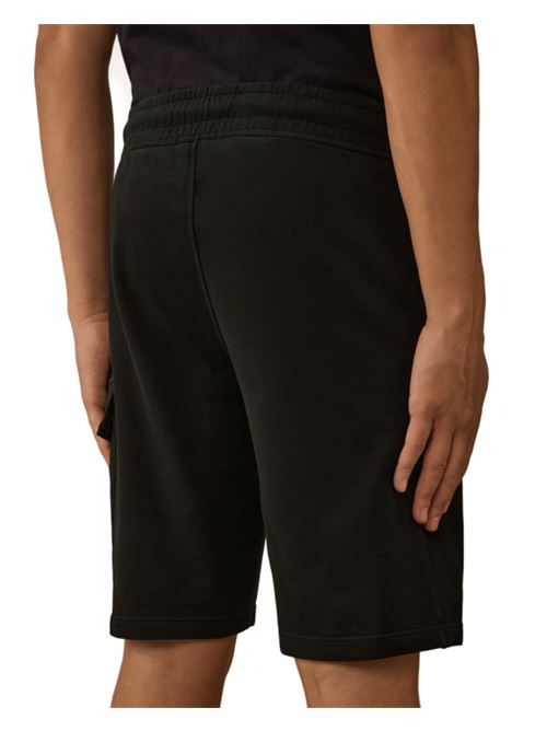 LIGHT FLEECE CARGO LENS SWEATSHORTS C.P. COMPANY | SB704A002246G999